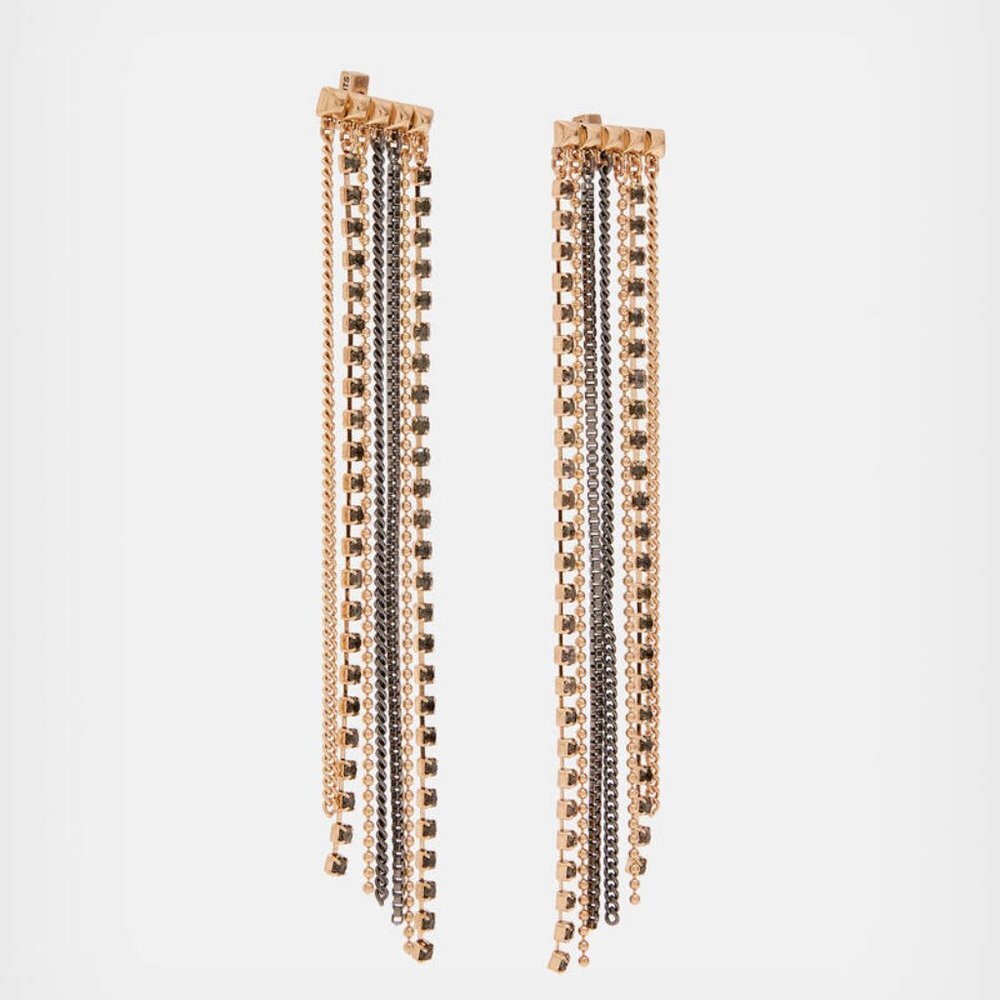 Allsaints Farrah Chain Earrings